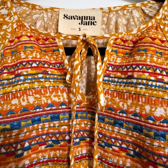 Savanna Jane Blouse sz small - Picture 2 of 5